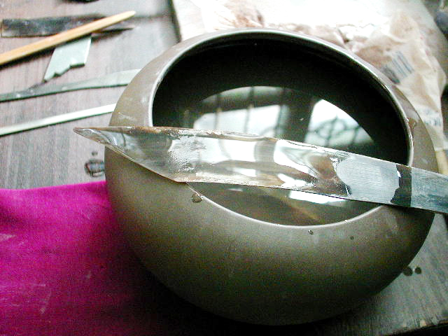 先生愛用の茶壺製作道具
